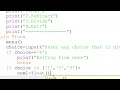 How to create Menu driven Program in Python Python me menu driven program kaise banaye Python