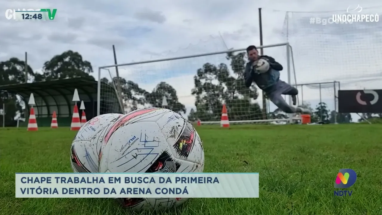 Chapecoense trabalha em busca da primeira vitória dentro da Arena Condá