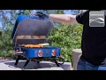 Discover the Kenmore 2-Burner Portable Gas Grill - Take Your BBQ Camping or Anywhere