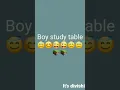 girls vs boys study table short