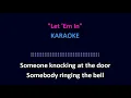Wings - Let 'Em In KARAOKE