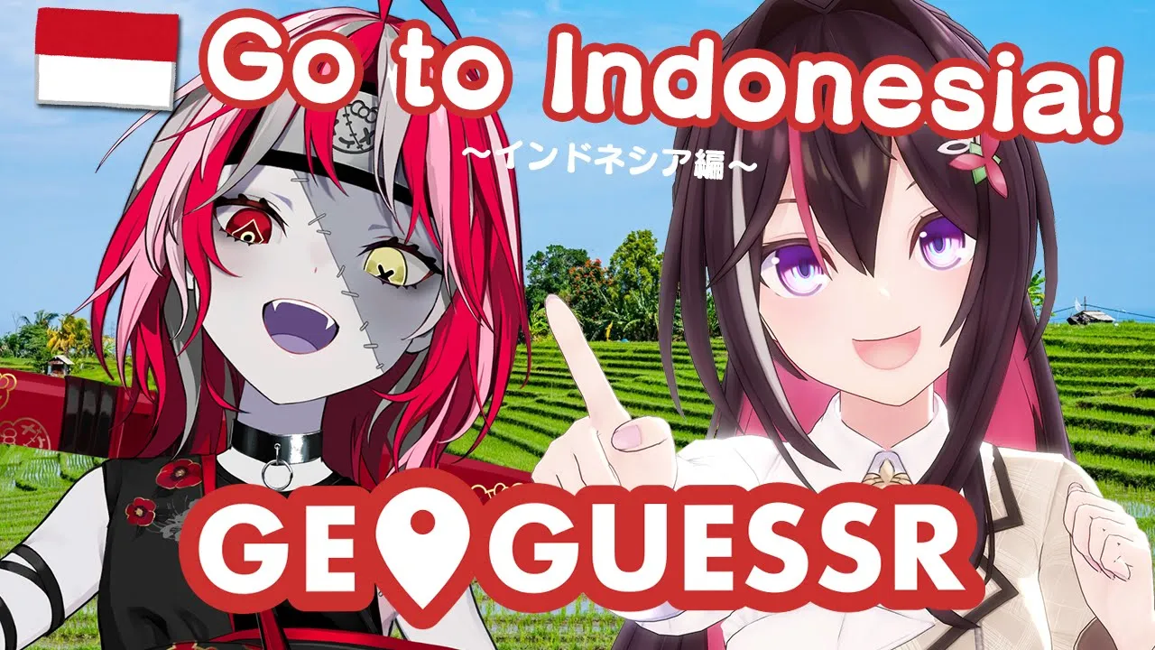 【GeoGuessr】Travelling Indonesia with Ollie!【ホロライブ / AZKi / クレイジー・オリー】