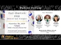 Post-Election 2024 Debrief and Dialogue