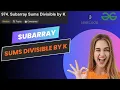 974 Subarray Sums Divisible by K