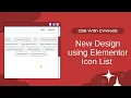 Elementor Icon List Customization