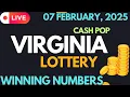 Virginia Cash Pop Lottery Results For - 07 Feb 2025