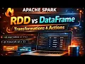 Spark RDD and DataFrame Tutorial Transformations vs Actions Hands-On