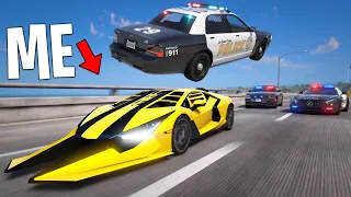 Trolling Cops w/ Ramp Lamborghini in GTA 5 RP..
