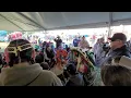 Redtail Singers singing for a special Legends Casino Powwow 2022