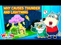 Download Lagu Why Causes Thunder and Lightning ⚡ 🔍Wolfoo Explore - Fun Science for Kids | Educational Videos