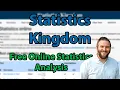 Statistics Kingdom Online Statistical Analysis FREE Overview