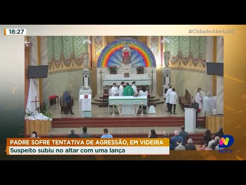 Tentativa de homicídio, em Fraiburgo. Vítima foi baleada na saída de igreja