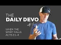 When The Spirit Falls Devotional Acts 2 1-4