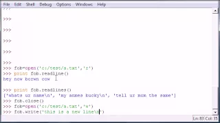 Python Programming Tutorial 42 Reading and Writing