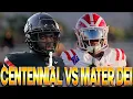 Mater Dei vs Corona Centennial GAME OF THE YEAR 70 Points Combined CALI BALL Week 3