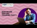 Day 1 - Software Testing Training QA Training Software Testing Course SDLC Tutorial