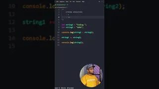 String Operator in JavaScript