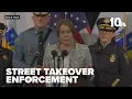 Massachusetts Gov Maura Healey updates street takeover enforcement efforts