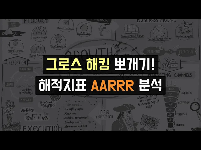 그로스해킹의 꽃! AARRR 해적지표 제대로 이해하기