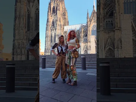 Armored Fashion + Gothic Architecture = 🩶⚔️✨️💅