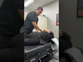 Dr Martinez Performs an Adjustment on Fellow Chiropractor