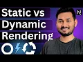 Static vs Dynamic Rendering in Next js Next js Complete Course S3 Ep 2