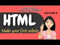 Make your first HTML website html Course Full Stack Web Development Course lecture 4 part 2