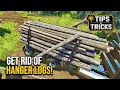 Getting Rid of Those Annoying Hanger Logs Logging Tips Tricks