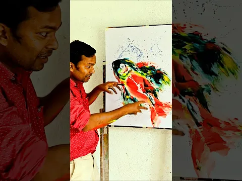 রঙ্গিন মাছ আঁকার অসাধারণ টেকনিক #fish #draw #art #artwork #howto #amazing #viral #short