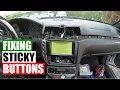 Fixing Maserati GranTurismo Sticky Buttons the correct way Part 1