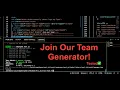 Team Generator Demonstration