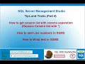 SSMS Tips and Tricks - Part 4 Replacing Select with column list Line Number Word wrap Ctrl G