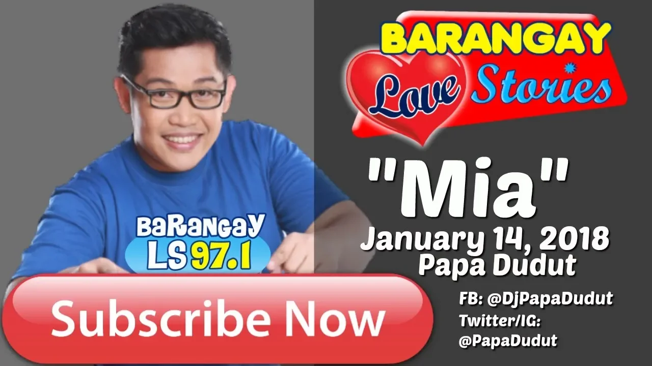 Barangay Love Stories January 14, 2018 Mia