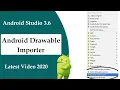 How to add batch drawable importer in android studio 3 6