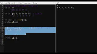 Splice Function Remove Element from an Array in Javascript Important Interview Question
