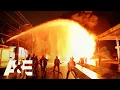 Download Lagu GIGANTIC Fire After Fuel Tanker Crashes Into Gas Station | Nightwatch | A\u0026E