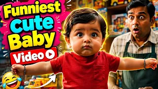  प्यारे बच्चे का सबसे मजेदार वीडियो || Cute Baby Funniest Video 😂 || Part 3 