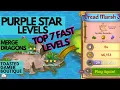 Top 7 Fast Merge Dragons Purple Star Levels