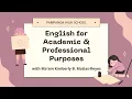 EAPP Q3 Lesson on Text Structures with Ma am Kim