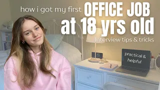 How I Got My First Office Job at 18 No Degree No Experience