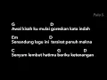 Download Lagu Harmonia-kekasih sanubariku kunci gitar/chord lirik