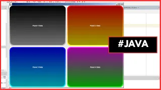 Java - How to Create JPanel With Gradient Background Color And Rounded Borders 4