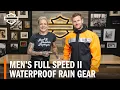 Harley-Davidson Men s Full Speed II Waterproof Rain Gear Overview