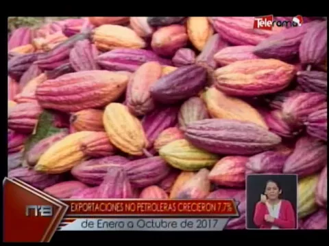 Exportadores no petroleras crecieron 7.7% de Enero a Octubre del 2017