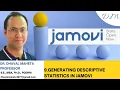 9 Generating Descriptive Statistics in Jamovi Dr Dhaval Maheta