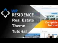 Wp Residence Real Estate WordPress Theme Tutorial wp residence theme