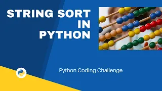 Python Coding Challenge - String Sort Beginners Tutorial