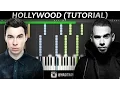 Download Lagu Afrojack \u0026 Hardwell - HOLLYWOOD (Piano Tutorial)
