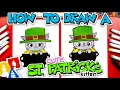 How To Draw A Cute St Patricks Day Kitten