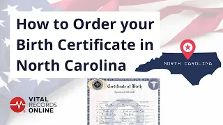 How to Order Your North Carolina Birth Certificate Vital Records Online